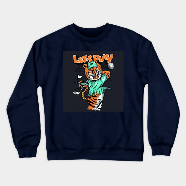 Let's Play Crewneck Sweatshirt by PunkHazard1298